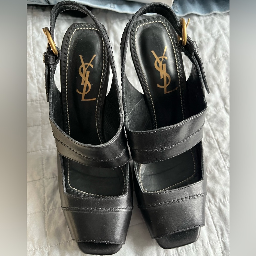 ⚫️ YSL heels 38.5